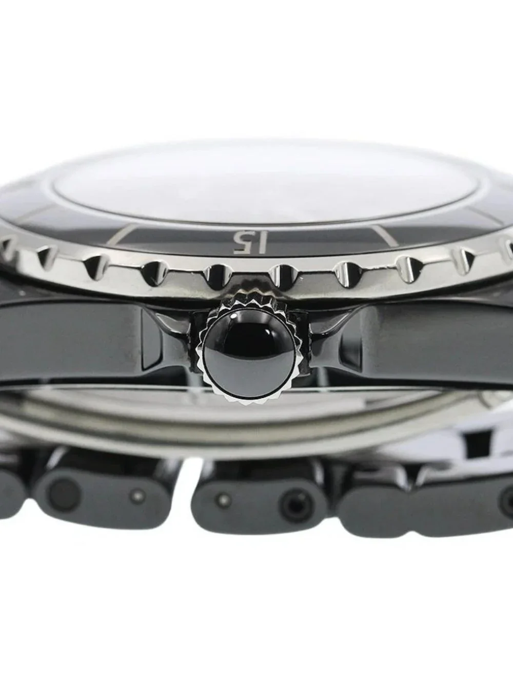 CHANEL J12 H0685 Black Ceramic 38MM Date black Dial Automatic Men's Watch_946621